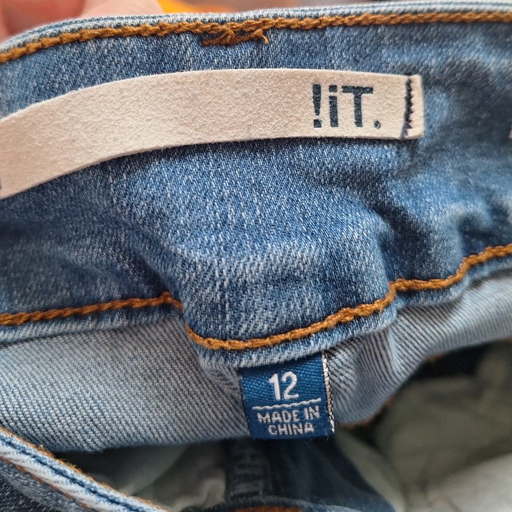 Womens !it jeans Helena High Rise Long Rider Shorts. Sz 12. - Picture 7 of 7